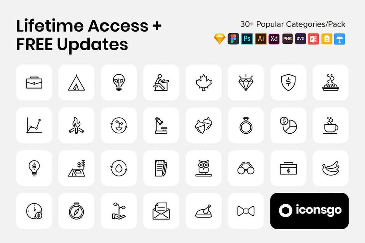 Miscellaneous Icons Pack Preview