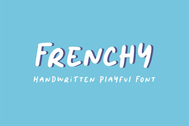 Frenchy Handwriting Font Feature Image