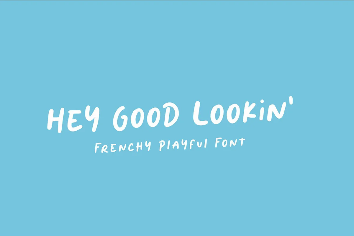 Frenchy Handwriting Font Preview 4