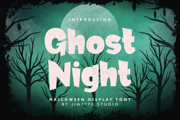 Ghost Night Display Font