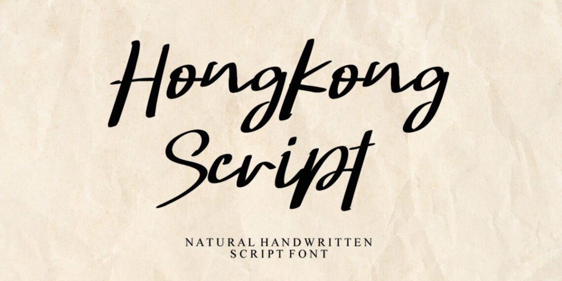 Hongkong Script Font Feature Image