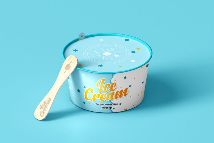 Ice Cream Cup Mockup Feature Image