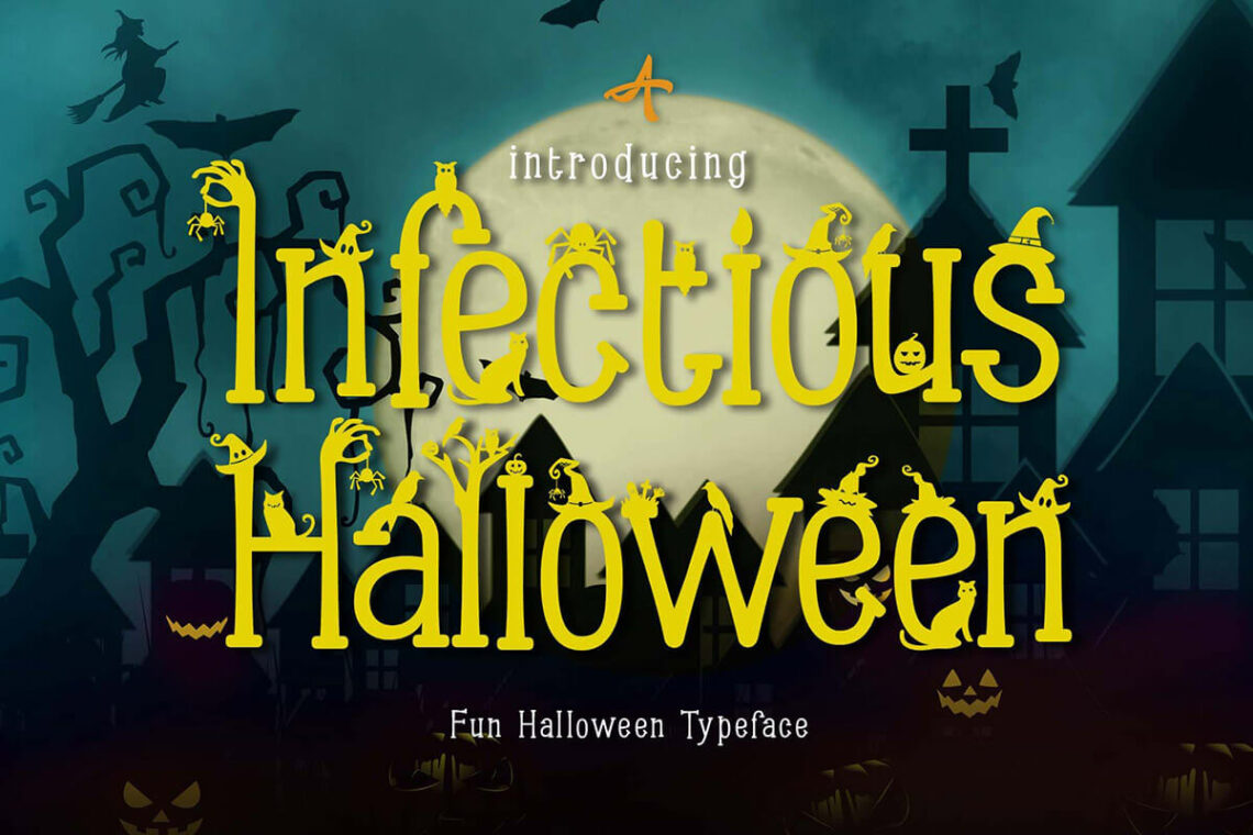 Infectious Halloween Display Font