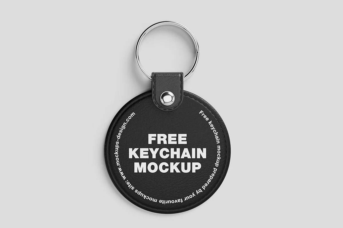 Leather Keychain Mockup Preview 1