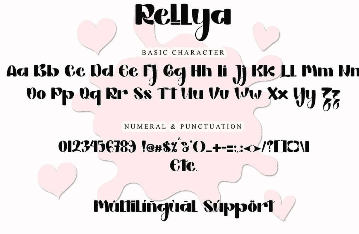 Rellya Display Typeface