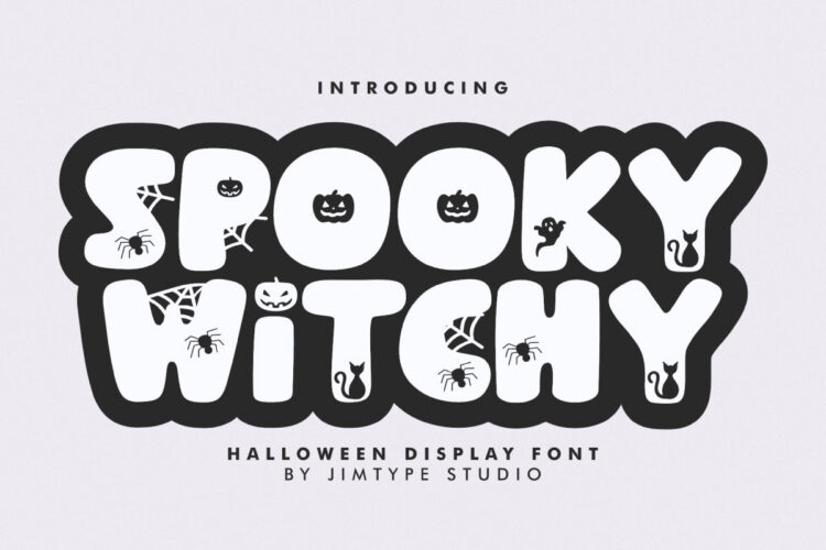 Spooky Witchy Display Font Feature Image