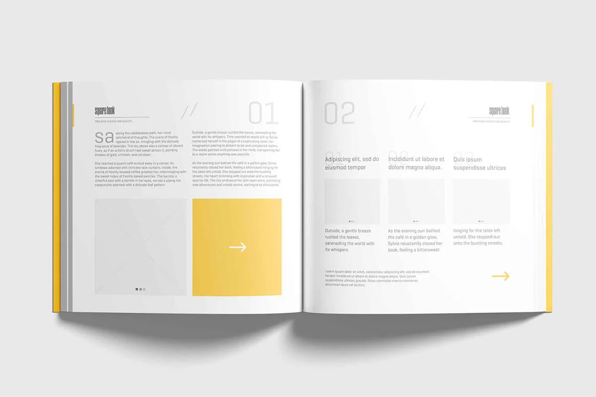 Landscape Softcover Book Mockup Preview 1