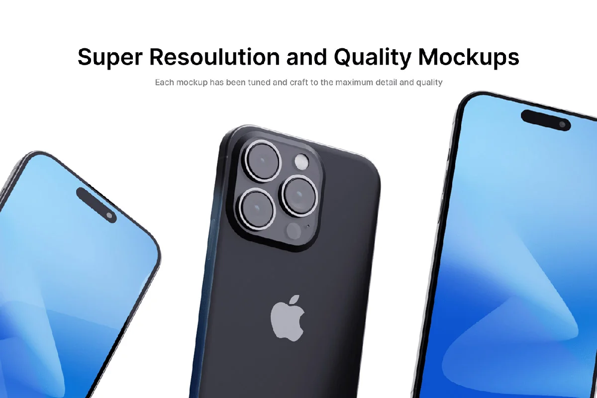 iPhone 15 Pro Mockup Preview 1