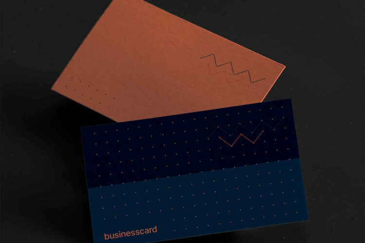 Standard Business Card Mockup