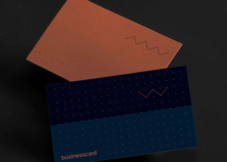 Standard Business Card Mockup