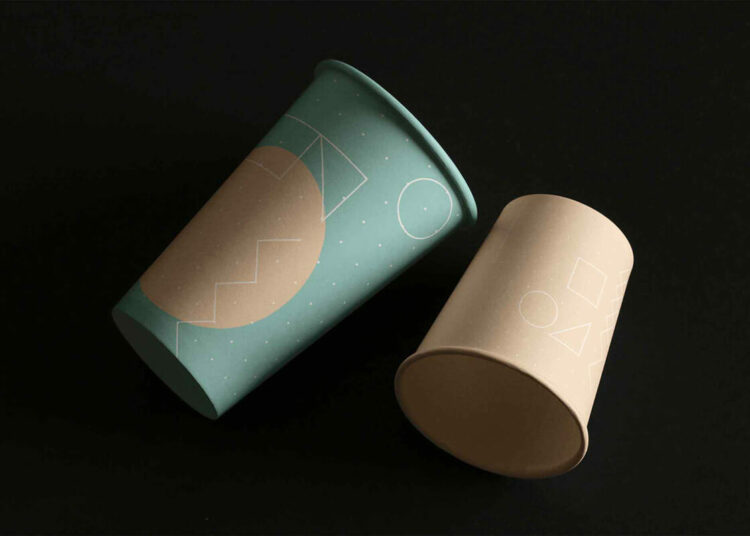 Two Sizes Paper Cups Mockup Feature Image