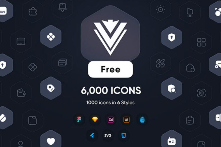 6000 Icons Collection Feature Image