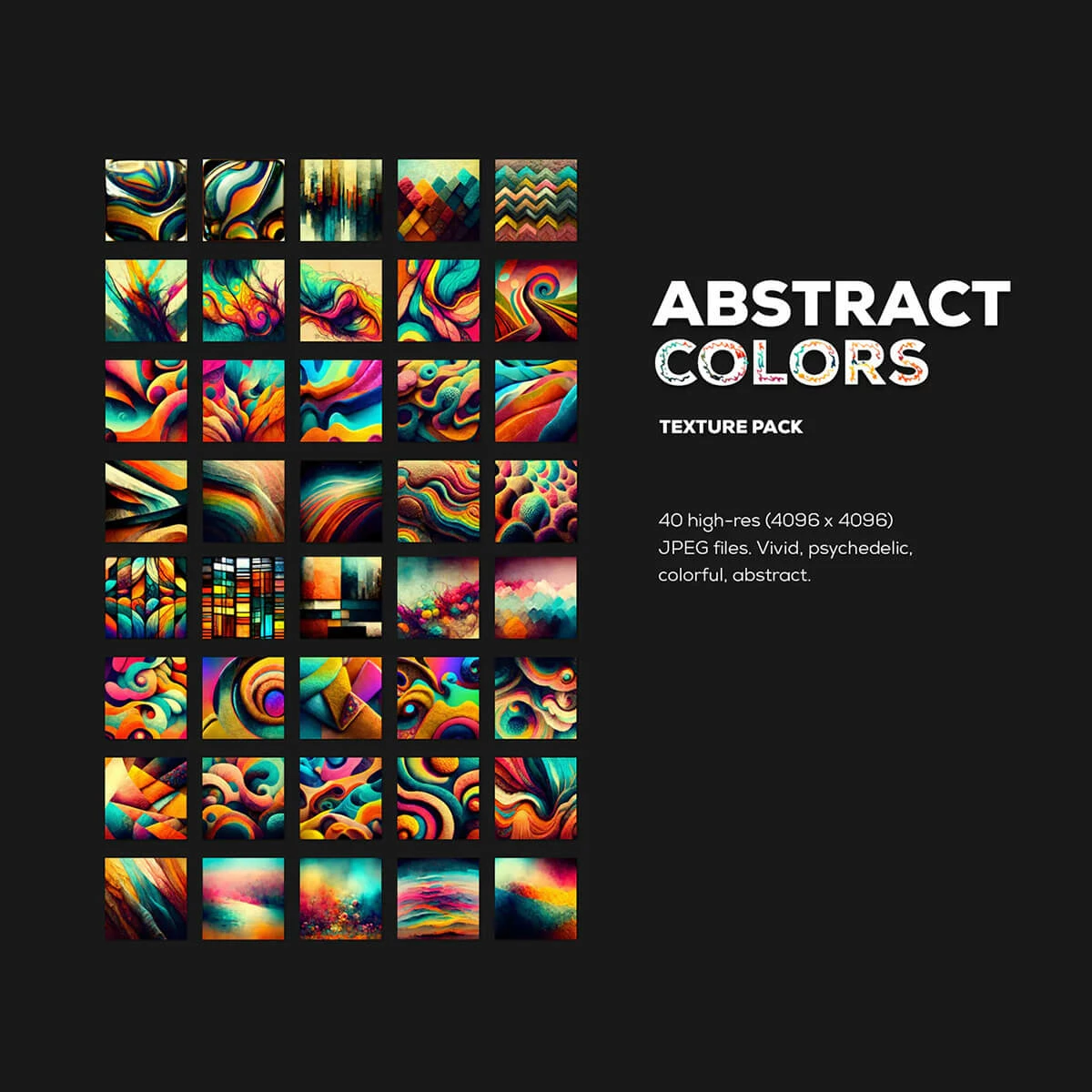 Abstract Colors Texture Pack Preview 2