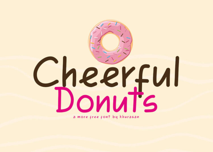 Cheerful Donuts Font