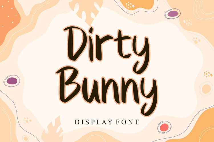 Dirty Bunny Display Font