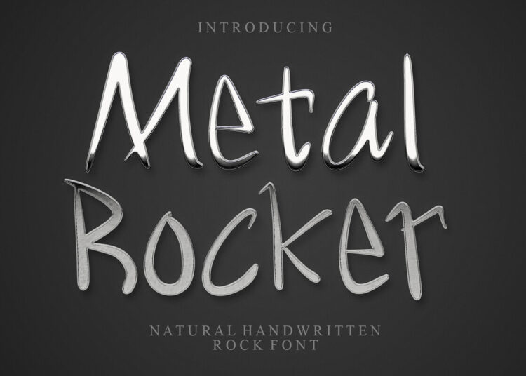 Metal Rocker Handwritten Font