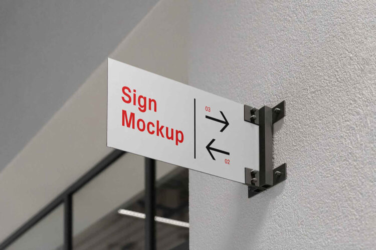 Metal Sign Mockup Feature Image