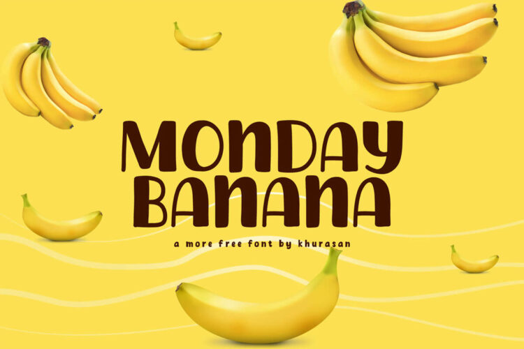 Monday Banana Display Font Feature Image