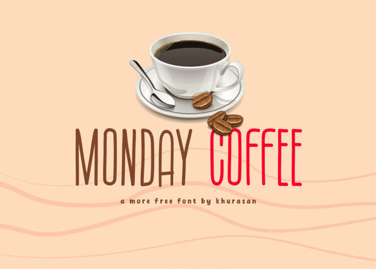 Monday Coffee Display Font Feature Image
