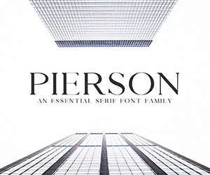 Pierson Serif Typeface