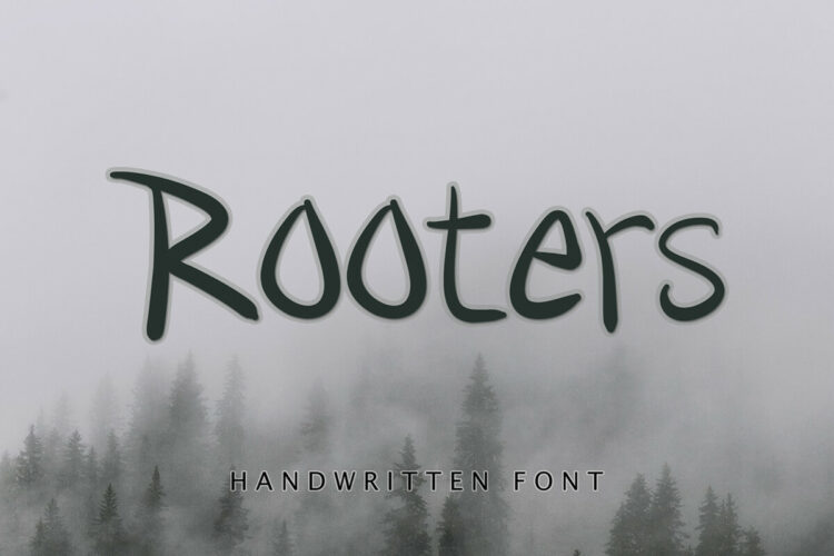 Rooters Handwritten Font Feature Image