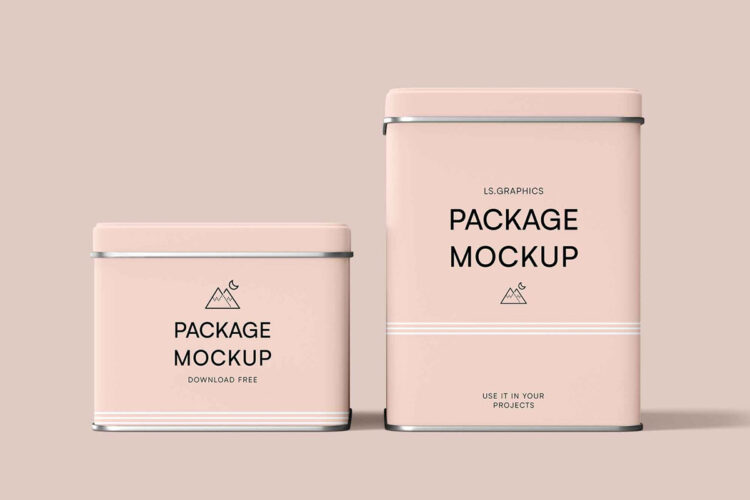 Two Tin Boxes Mockup Feature Image