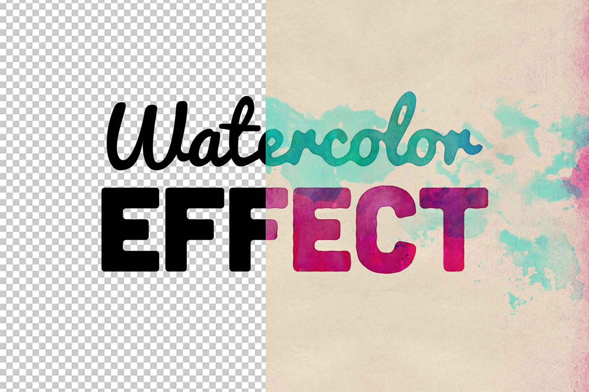 Watercolor Text Effect Preview Image