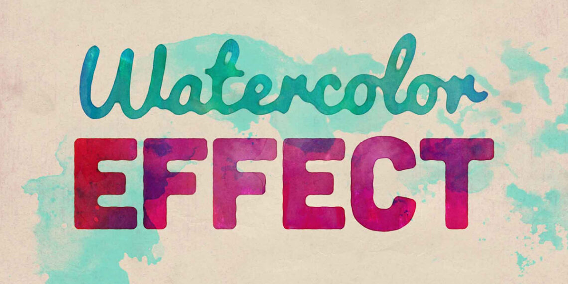 Watercolor Text Effect Feature Image