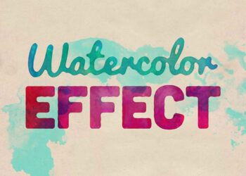 Watercolor Text Effect Feature Image