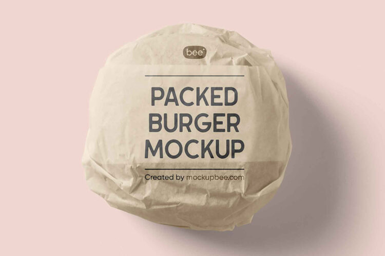 Wrapped Burger Mockup Feature Image