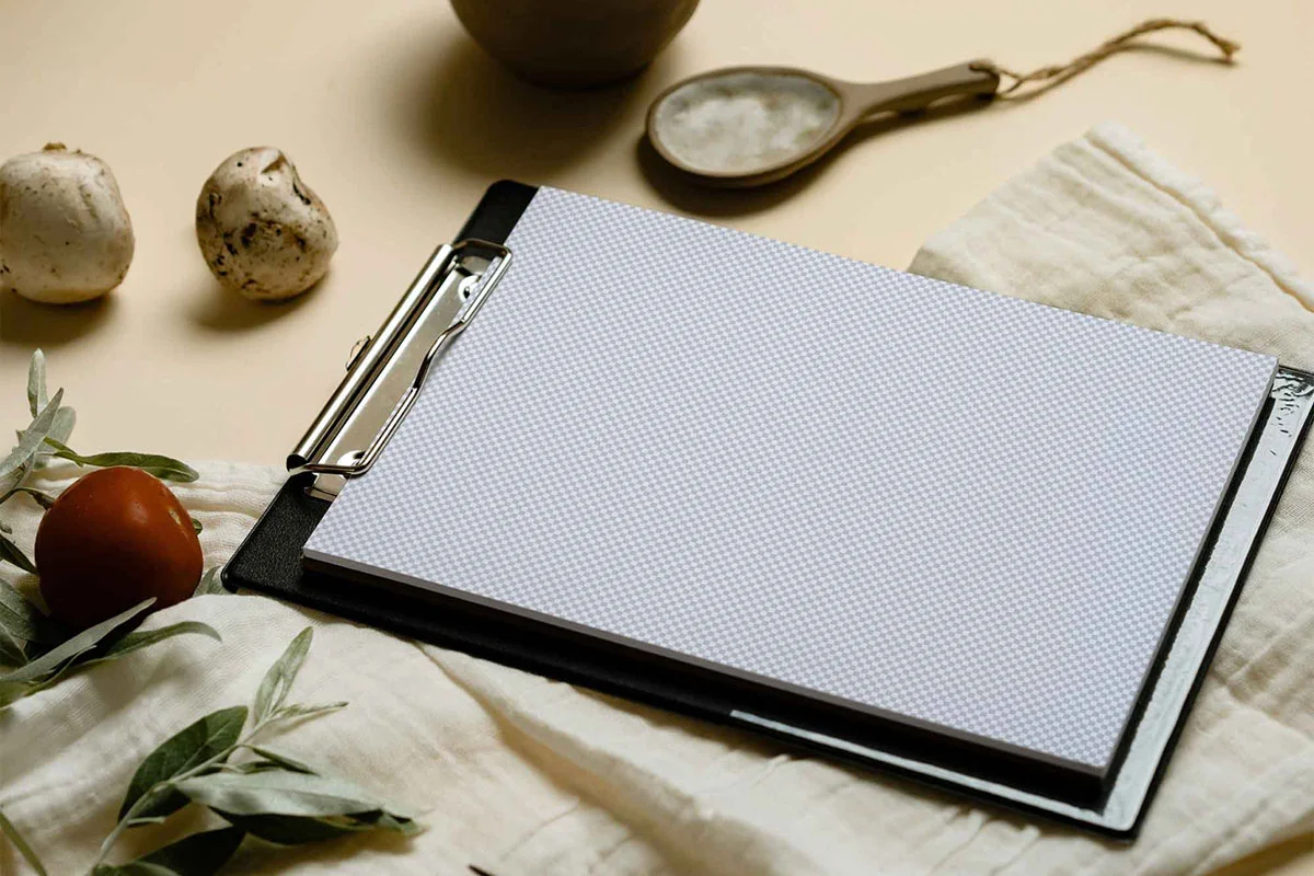 Cooking Notebook Mockup Preview Image
