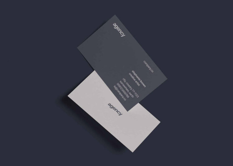 Double Sided Business Card Mockup Feature Image