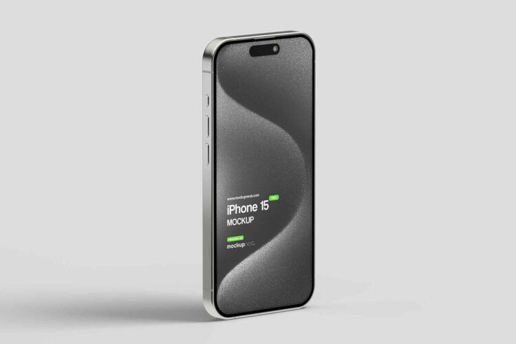 iPhone 15 Pro Mockup Template Feature Image