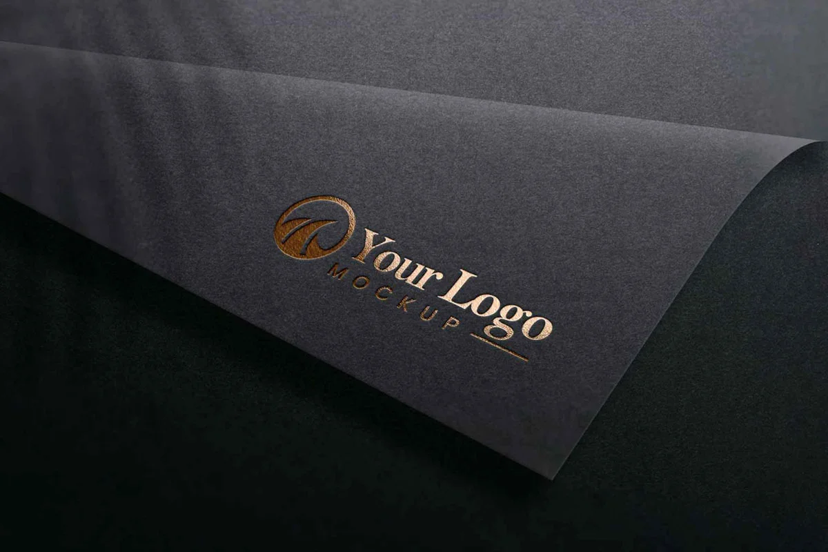 Luxury Gold Logo Mockup Preview Image