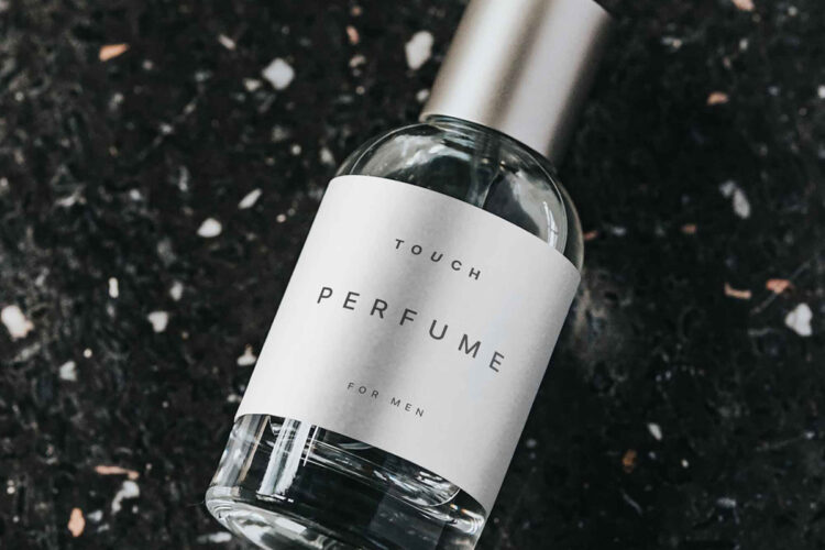 Small Perfume Bottle Mockup