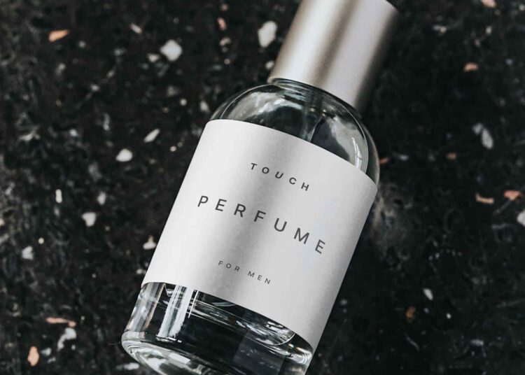 Small Perfume Bottle Mockup