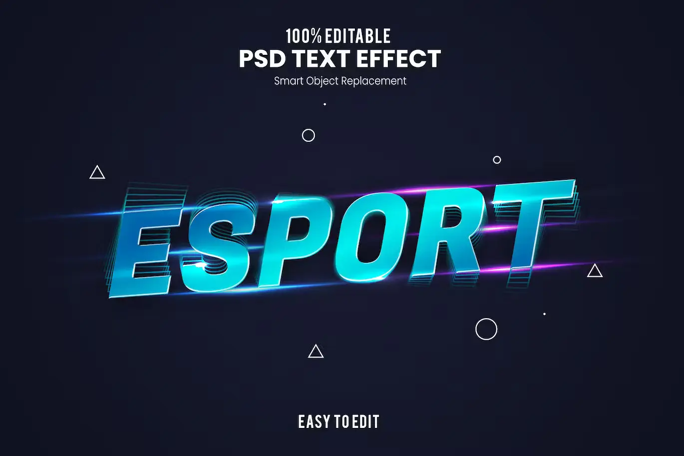 Esport - PSD Text Effect