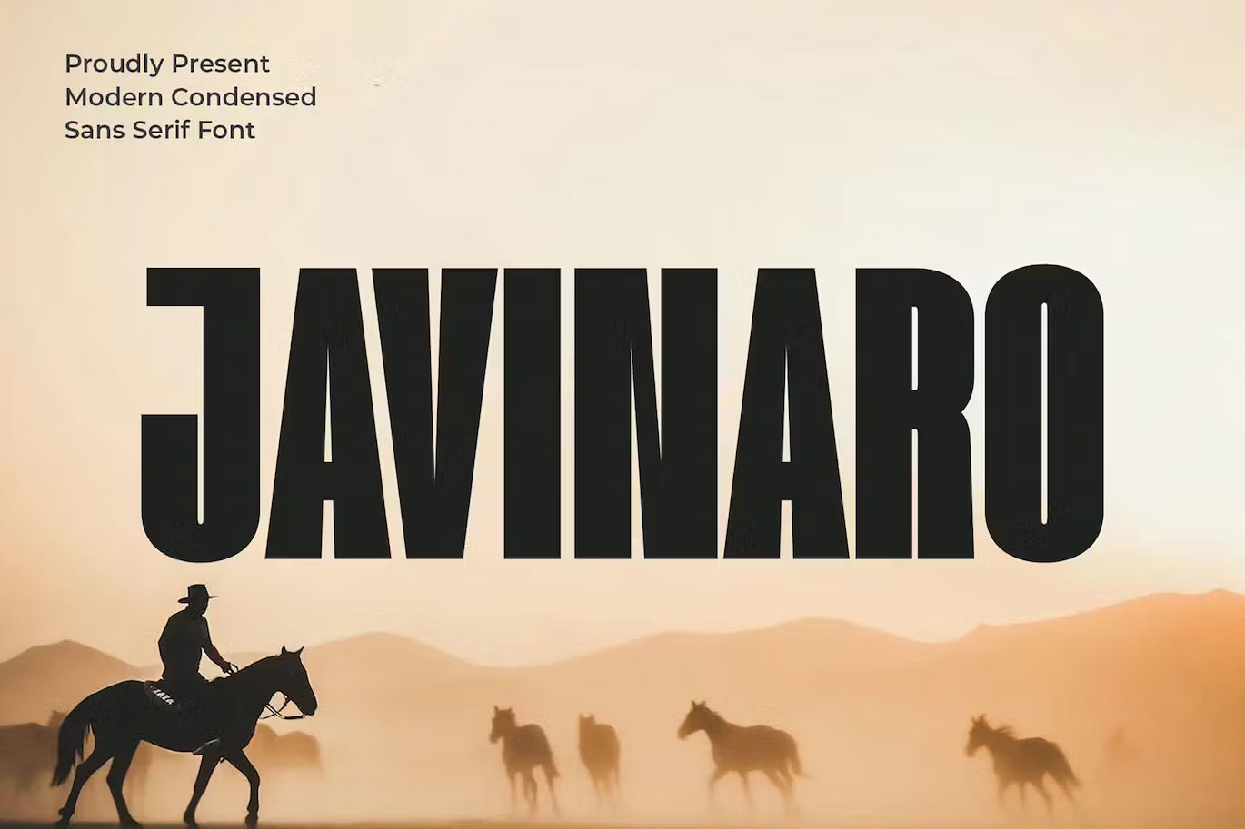Javinaro - Modern Condensed Sans
