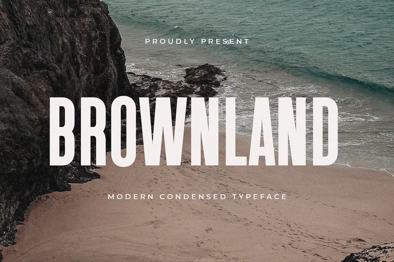 Brownland – Modern Condensed Sans Serif