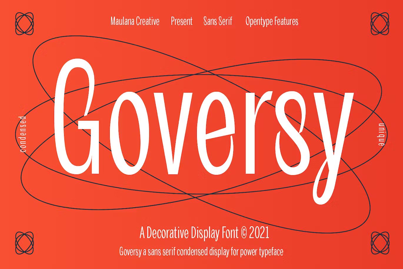 Goversy Condensed Display Font