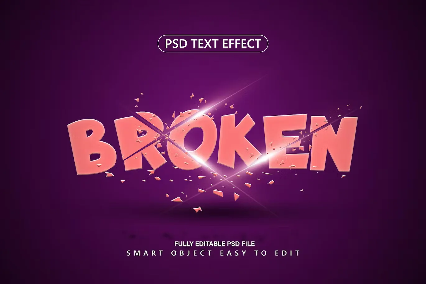 Broken Text Effect