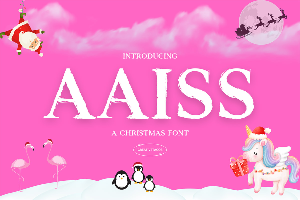 Aaiss Christmas Font Feature Image