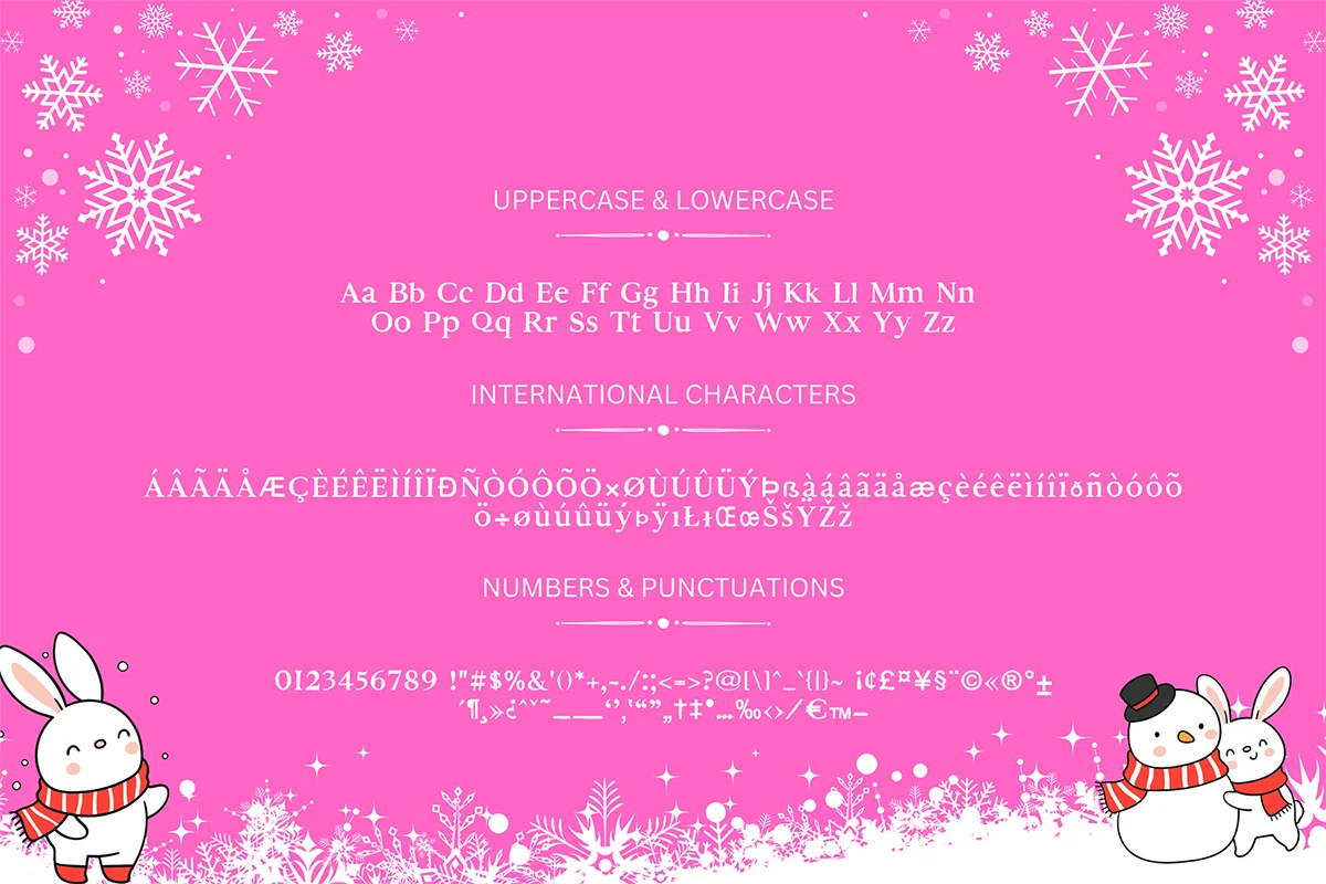 Aaiss Christmas Font Preview 4