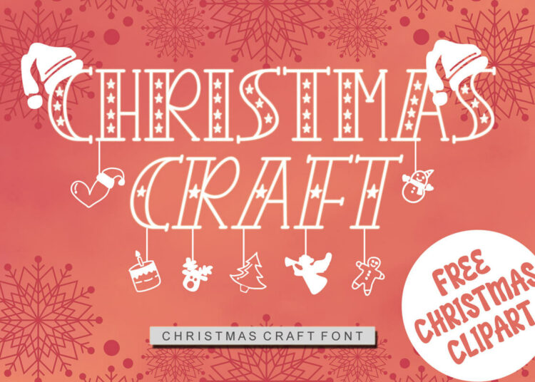 Christmas Craft Display Font Feature Image