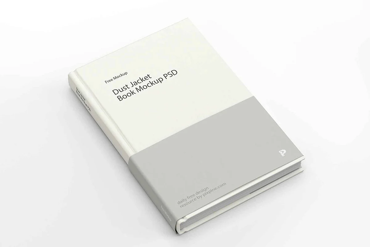Dust Jacket Book Mockup Preview 1