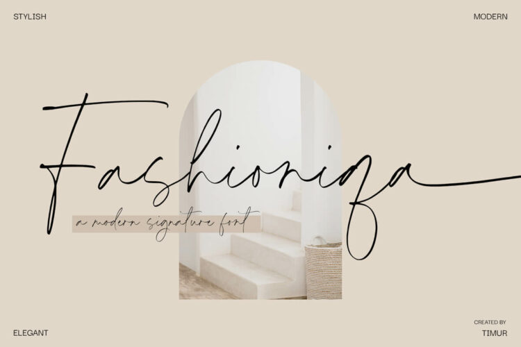 Fashioniqa Script Font Feature Image