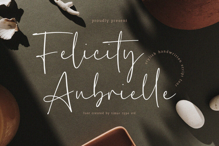 Felicity Aubrielle Script Font Feature Image