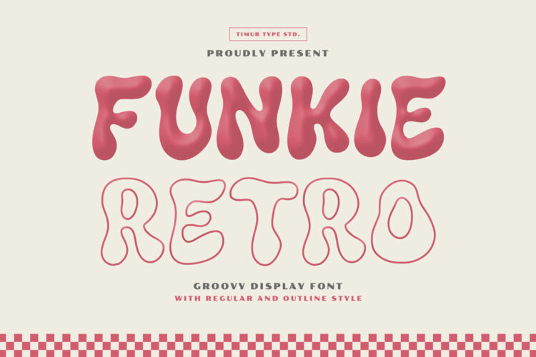 Funkie Retro Display Font Feature Image