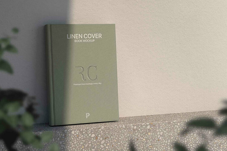 Linen Book Mockup Feature Image