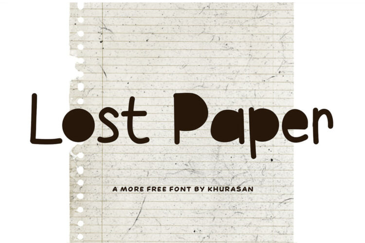 Lost Paper Handmade Font Feature Image